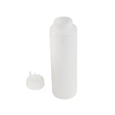 Squeeze Bottle Tripple Nozzle 1.02lt Clear - CW726