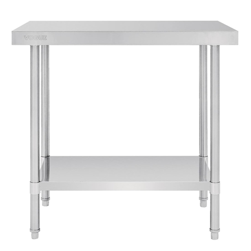Vogue Premium Stainless Steel Prep Table - 900 x 600 x 900mm - DA328