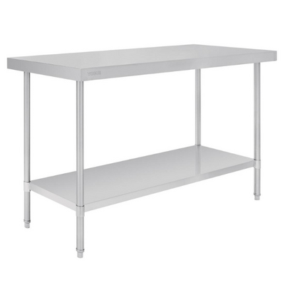 Vogue Premium Stainless Steel Table 2400x600x900mm - DA333