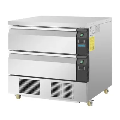 Polar DA996-A U-Series Double Drawer Counter Fridge Freezer 4xGN - DA996-A