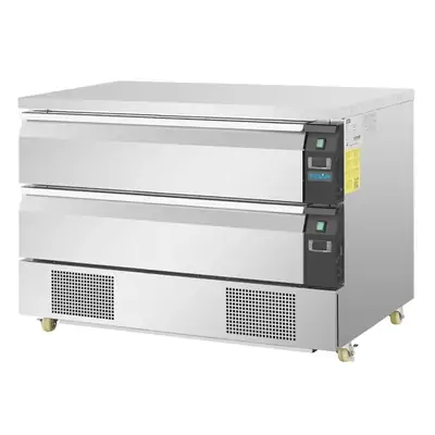 Polar DA997-A U-Series Double Drawer Counter Fridge Freezer 6xGN - DA997-A