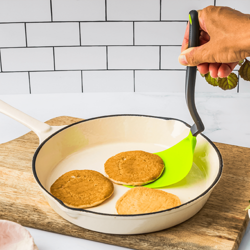 Set 6 Spatole In Silicone - Resistente Fino A 500°F, Con Anima In Acciaio, Senza BPA, Rosso - Foto 8