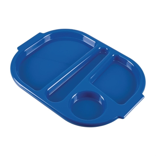 Olympia Kristallon Food Compartment Tray Small Blue (Pack of 10) - DL129