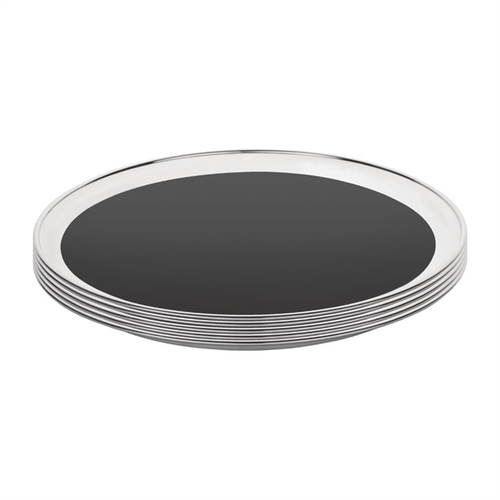 Tray St/St Non-Slip with Black Non-Slip Centre - 305mm 12" - DP207