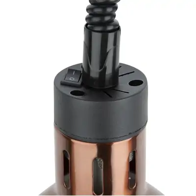 Apuro DR757-A Retractable Heat Shade Copper Finish - DR757-A