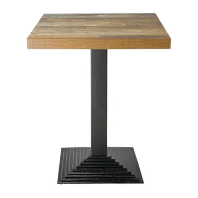Bolero Pre-Drilled Square Table Top Urban Dark 700mm - DR823
