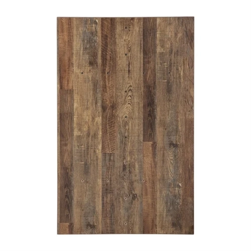 Bolero Pre-drilled Rectangular Table Top Urban Dark 1100x700mm - DT440