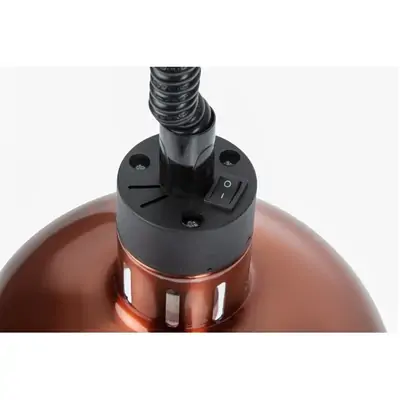 Apuro DY460-A Retractable Dome Heat Shades Copper Finish - DY460-A