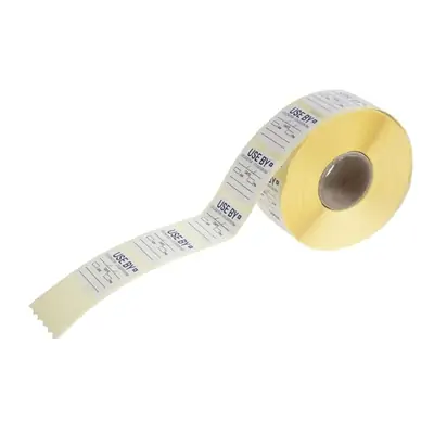 Hygiplas Removable Use By Labels (Roll of 1000) - E150