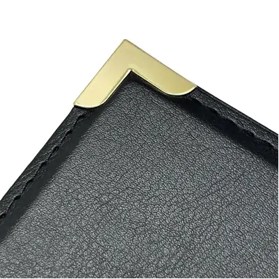 Olympia Leatherette Style Menu Cover A4 2 Card - E221