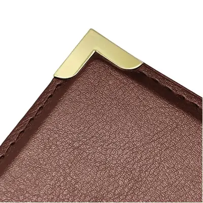 Olympia Leatherette Style Menu Cover A4 4 Card - E222