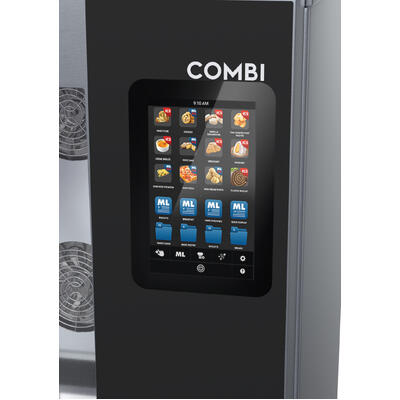 Turbofan EC40T710 - Full Size 7 & 10 Tray Touch Electric Combi Oven Cooking Station - EC40T710