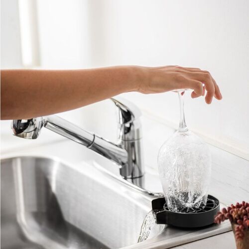 Glass Rinser For Kitchen Sinks With Wobble Plate - EPPR4H