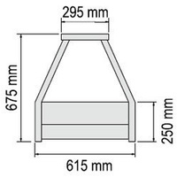 Roband ERX26RD Straight Glass Cold Food Display - ERX26RD