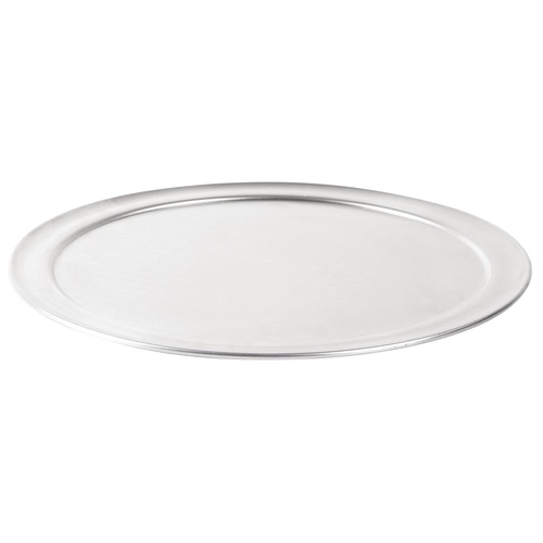 Vogue Pizza Tray Wide Rim Aluminum 355mm - F009