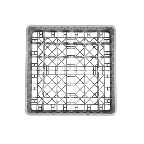Vogue Glass Rack Grey (36 Compartments) 100x500x500mm - F614