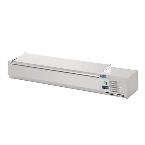 Polar FA855-A G-Series Countertop Prep Fridge with Lid 7x 1/4GN - FA855-A