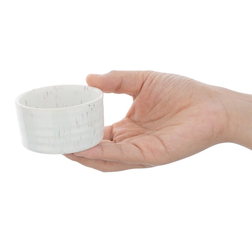 Olympia Cavolo White Speckle Dipping Dish 67mm (Box of 12) - FD905