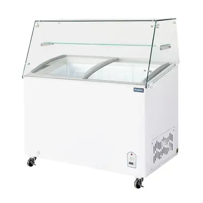 Polar FL991-A G-Series Display Chest Freezer - 200Ltr with Glass Surround - FL991-A