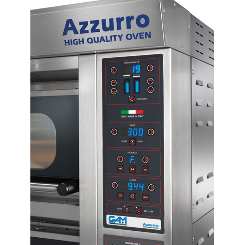 Gam Azzurro Series Stone Deck pizza Oven - 4  x 34cm pizzas - FORA4TR400A
