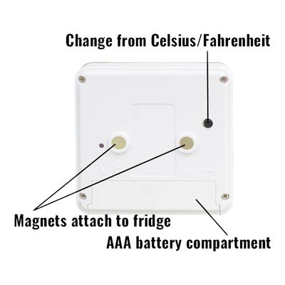 Fridge/Freezer Temp Display Min / Max Alarm -50C to 70C - FRIDGETEMP2
