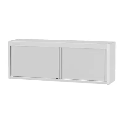 Vogue Wall Cupboard Stainless Steel 650x1800x400mm - FU583