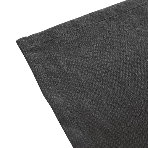 Olympia Linen Table Napkin 400x400mm - Black (Pack of 12) - FW697