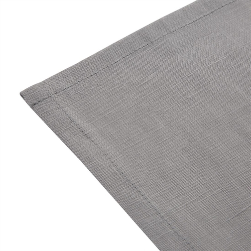 Olympia Linen Table Napkin 400x400mm Grey (Pack of 12) - FW698