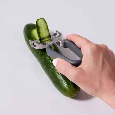 Savannah Y Peeler with Stainless Steel Blade - Grey - G0000038