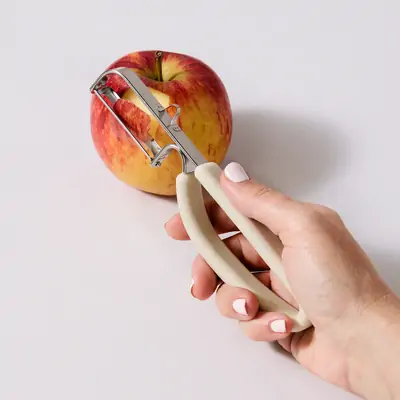 Savannah Swivel Peeler Stainless Steel Blade - Cream - G0000040