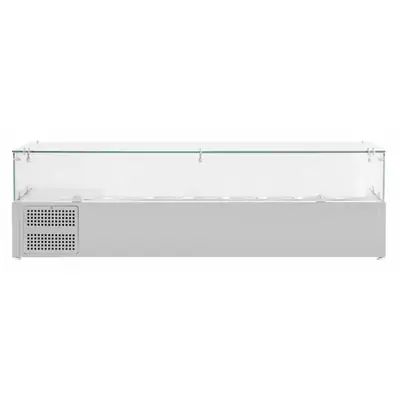 Polar G609-A G-Series Countertop Prep Fridge 7x 1/4 GN - G609-A