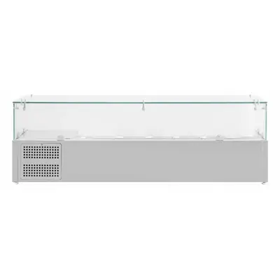Polar GD876-A G-Series Countertop Prep Fridge 5x 1/3 GN & 1x 1/2 GN - GD876-A