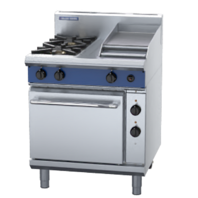 Blue Seal GE505C - 2 Burner Gas Cooktop + 300mm Griddle with Electric Static Oven - GE505C