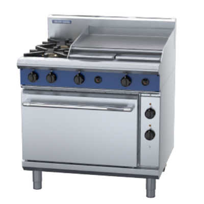 Blue Seal GE506B - 2 Burner Gas Cooktop + 600mm Griddle with Electric Static Oven - GE506B