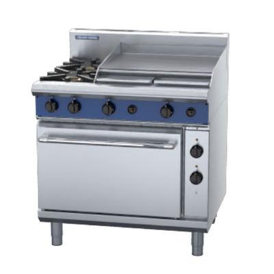 Blue Seal GE56B - 2 Burner Gas Cooktop + 600mm Griddle with Electric Convection Oven - GE56B