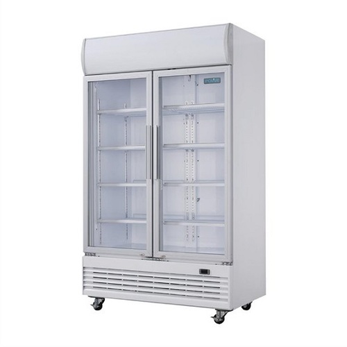 Polar GE580-A G-Series Hinged Door Upright Display Cooler/Fridge with Light Box 950Ltr - GE580-A