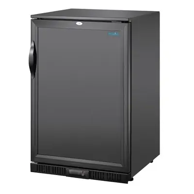 Polar GE997-A G-Series Back Bar Cooler with Single Solid Hinged Door Black - 850mm - GE997-A
