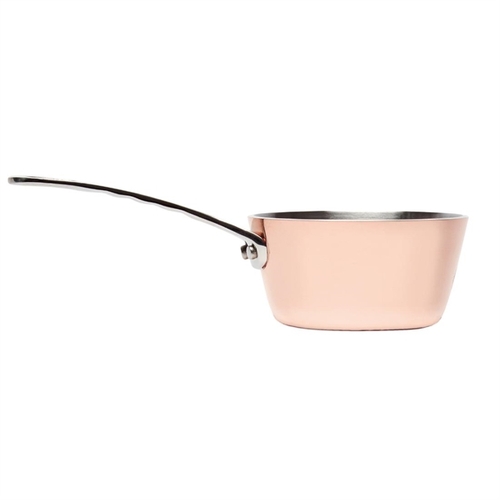 Vogue Copper Mini Gravy Pan - 0.15Ltr 80mm - GG761