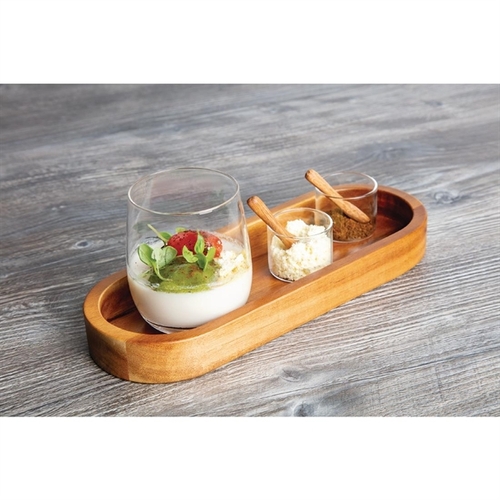 Olympia Wooden Condiment Tray for U177 - 270(w)x100(d)x30(h)mm 20.5x4x1.25" - GH308