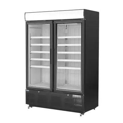 Polar GH429-A G-Series Upright Display Freezer Black - 920Ltr - GH429-A