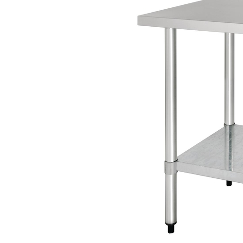 Vogue Stainless Steel Prep Table - 900 x 700 x 900mm - GJ501