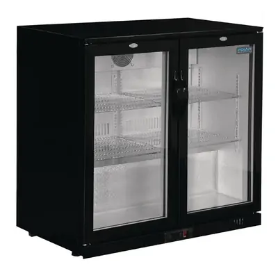 Polar GL002-A G-Series Counter Back Bar Cooler with Hinged Doors 208Ltr - GL002-A