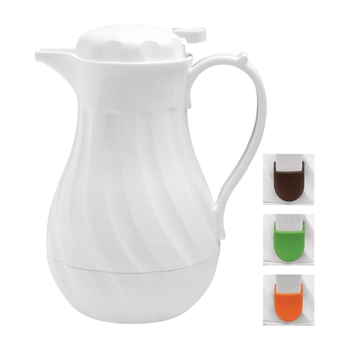 Olympia Insulated Swirl Jug White - 2Ltr - GL971