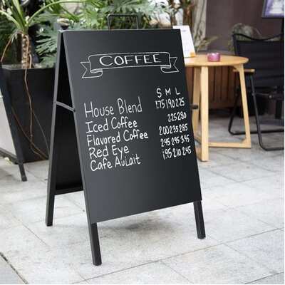 Olympia Metal Framed Pavement Board with Carry Handle - 500x850mm - HS805