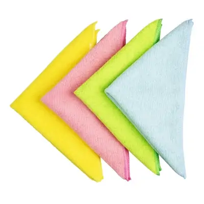Jantex Microfibre Cloths Blue 400X400mm (Pack of 5) - HX269