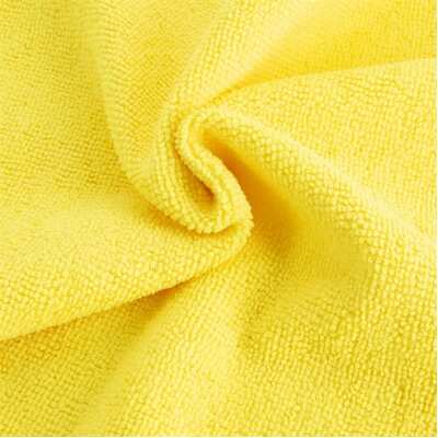 Jantex Microfibre Cloths Yellow 400X400mm (Pack of 5) - HX272