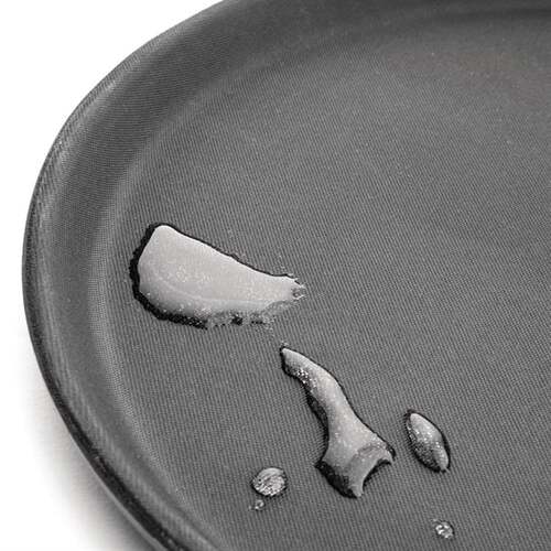 Olympia Kristallon Anti-Slip Fibreglass Round Tray Black 356mm - J846