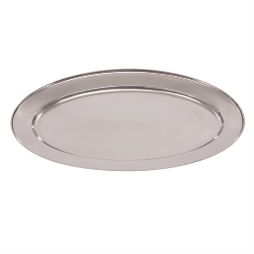 Olympia Stainless Steel Oval Serving Tray 550x380mm - K368