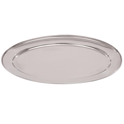 Oval Serving Flat St/St - 24" - K369