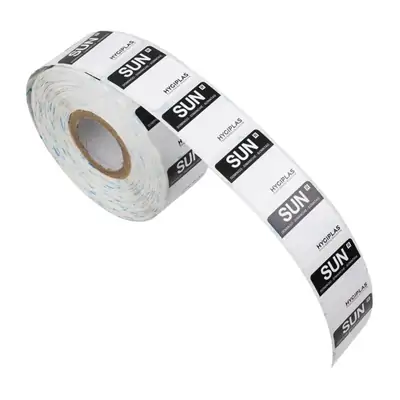 Hygiplas Colour Coded Food Labels Sunday Black- (Roll of 1000) - L930